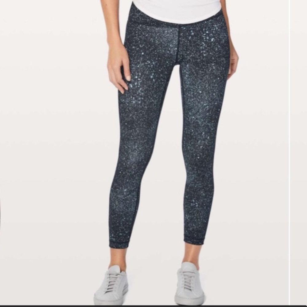 lululemon athletica Black Speckled Leggings